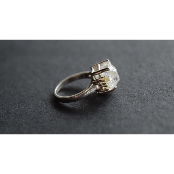 alternative raw diamond engagement ring raw crystal size 4 5 6 7 8 8 9 1… - Picture 3 of 5